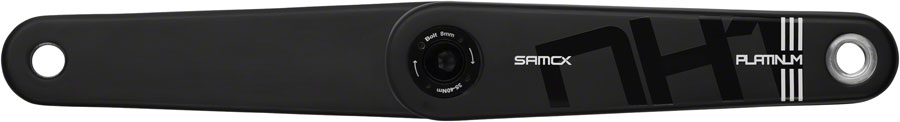 Samox Platinum DH-1 Carbon Crankset - 155mm 3-Bolt Direct Mount DUB Spindle BLK - The Bike Hub