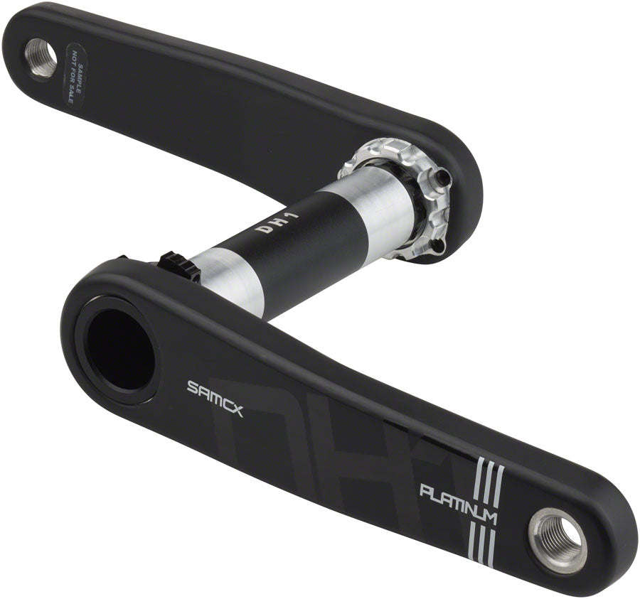 Samox Platinum DH-1 Carbon Crankset - 155mm 3-Bolt Direct Mount DUB Spindle BLK - The Bike Hub
