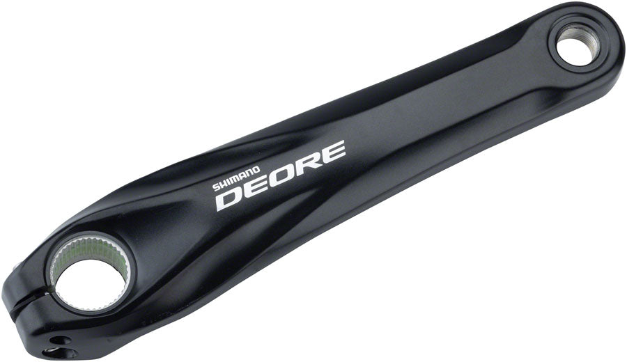 Shimano Deore FC-M617 175mm Left Black Crankarm - The Bike Hub