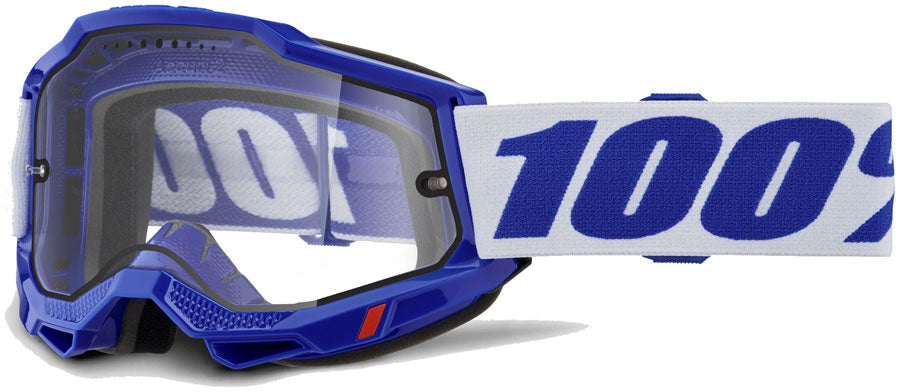 100% Accuri 2 Enduro MTB Goggles - Blue/Clear - The Bike Hub