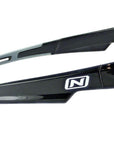 Optic Nerve Fixie Max Sunglasses - BLK YLW Lens Rim Smoke Lens Silver Flash