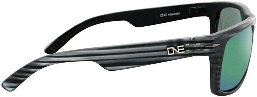 ONE Timberline Polarized Sunglasses Matte Driftwood Gray Polarized Smoke Green Mirror Lens