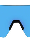 Optic Nerve FixieBLAST Sunglasses - Matte Black Smoke Lens with Blue Mirror