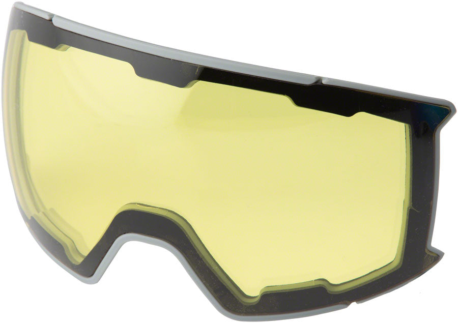 Optic Nerve Wolfcreek Magnetic Goggles - Shiny White Grey Lens Rim Blue Zaio Mirror Lens