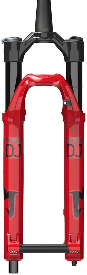 Marzocchi Bomber DJ Suspension Fork - 26" 100 mm 20 x 110 mm 37 mm Offset Gloss Red Grip Sweep-Adj - The Bike Hub