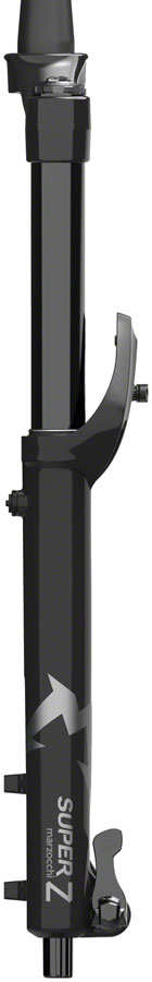 Marzocchi Super Z Suspension Fork - 27.5" 180 mm 15QR x 110 44mm Offset GRIP X Shiny BLK - The Bike Hub