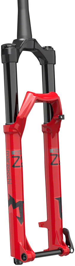 Marzocchi Bomber Z2 Suspension Fork - 29&quot; 140 mm 15QR x 110 44mm Offset RAIL Sweep-Adjust Gloss Red - The Bike Hub