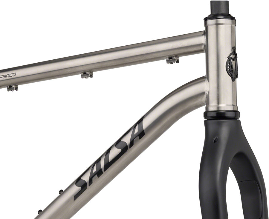 Salsa Fargo Ti Frameset - 29" Titanium Raw Medium - The Bike Hub