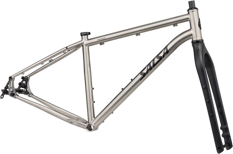 Salsa Fargo Ti Frameset - 29" Titanium Raw Medium - The Bike Hub