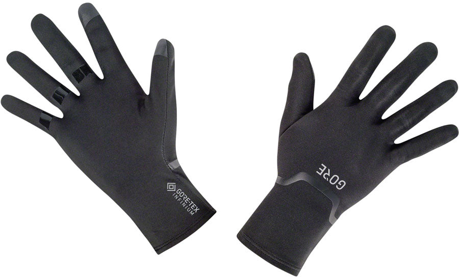 GORE GORE-TEX INFINIUM Stretch Gloves - Black Full Finger Medium