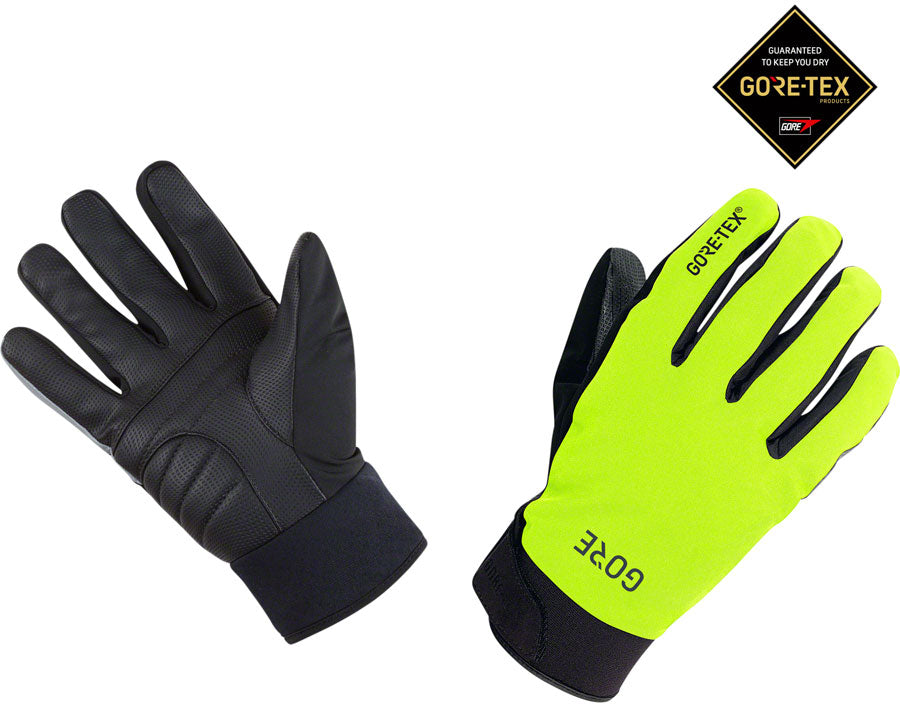GORE C5 GORE-TEX Thermo Gloves - Neon Yellow/Black Large