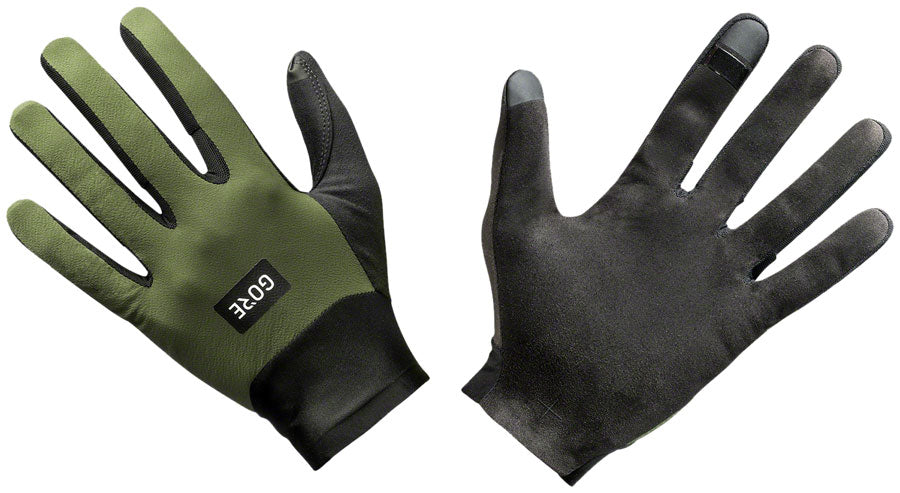 GORE Trail KPR Gloves - Utility Green Full Finger Large