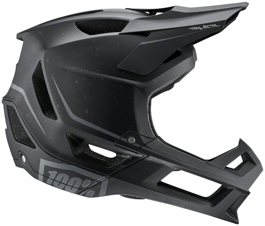 100% Trajecta Full Face Helmet with Fidlock - Black Large - The Bike Hub