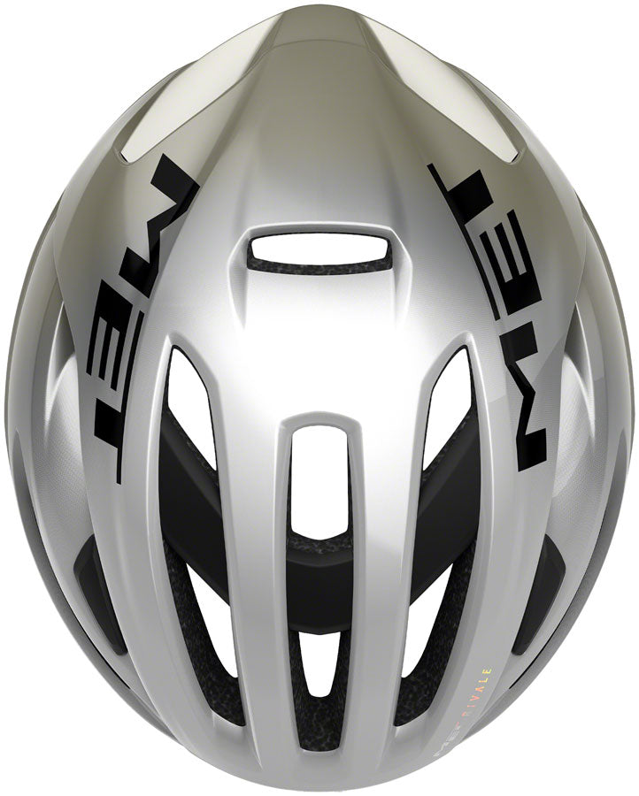 MET Rivale MIPS Helmet - Silver Gray/Glossy Large - The Bike Hub