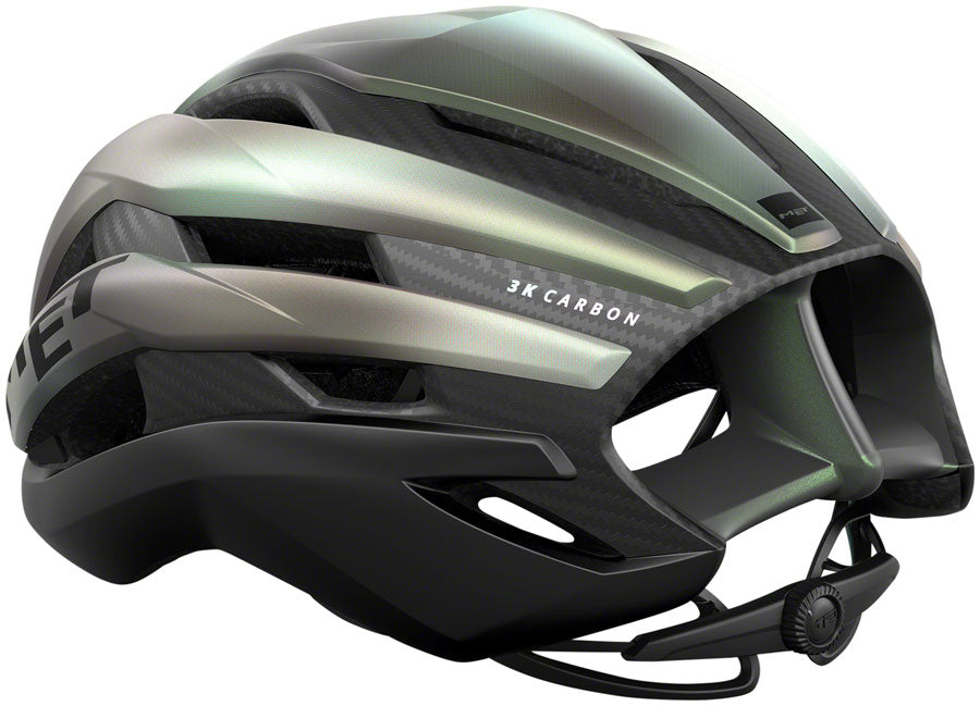 MET Trenta 3k Carbon MIPS Helmet - Motion Blur Medium - The Bike Hub