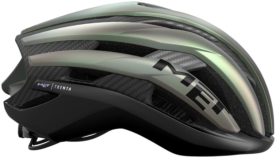 MET Trenta 3k Carbon MIPS Helmet - Motion Blur Medium - The Bike Hub