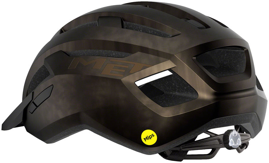 MET Allroad MIPS Helmet with Light - Bronze Medium - The Bike Hub