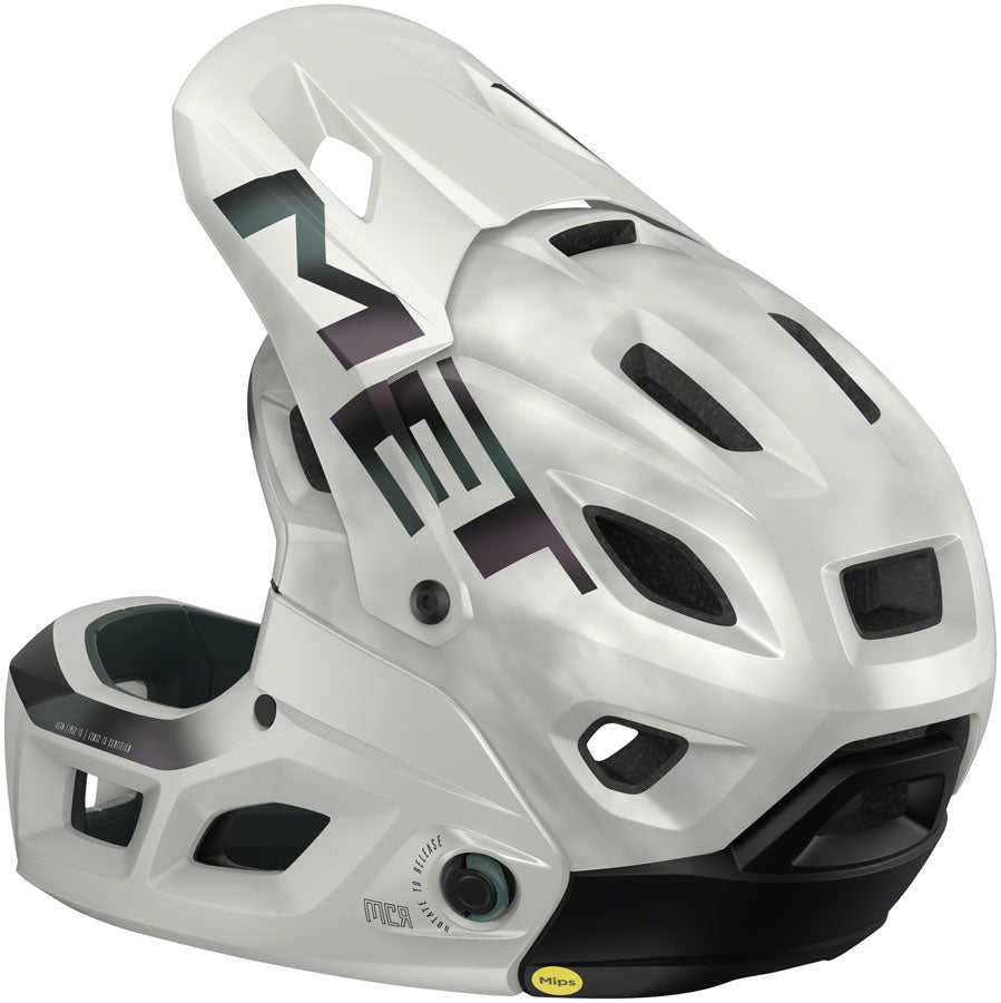 MET Parachute MCR Mips Helmet - White Iridescent Matte Medium