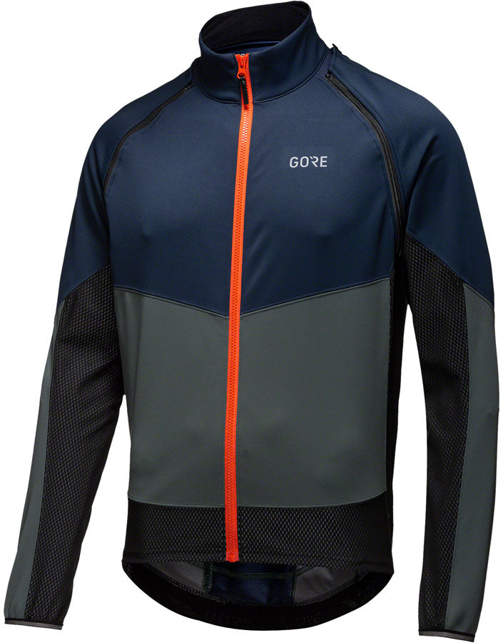 Gorewear Phantom Jacket - Orbit Blue/Urban Grey Mens Small - The Bike Hub