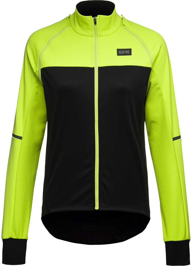 Gorewear Phantom Jacket - Womens Neon Yellow/Black X-Small/0-2 - The Bike Hub
