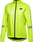 Gorewear Stream Jacket - Neon Yellow Womens Large