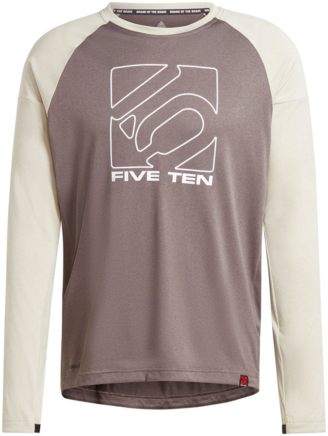 Five Ten Long Sleeve Jersey - Charcoal/Gray Mens Medium - The Bike Hub