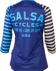 Salsa Devour Womens Short Sleeve Jersey: Blue SM