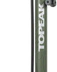 Topeak Joeblow Mountain II Floor Pump - Steel Barrel / Plastic Base 3.5" Gauge 60 Psi /4 Bar Twinhead