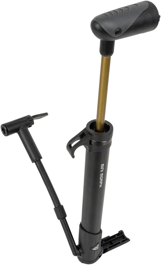 Topeak Mini Morph G Pump - Black 160psi - The Bike Hub
