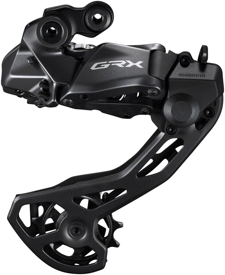 Shimano GRX RD-RX825 Di2 Rear Derailleur - 12-Speed Long Cage With Clutch For 2x BLK - The Bike Hub