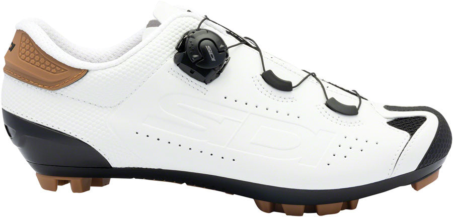 Sidi Dust Gravel Shoes - Mens White/Black 46 - The Bike Hub