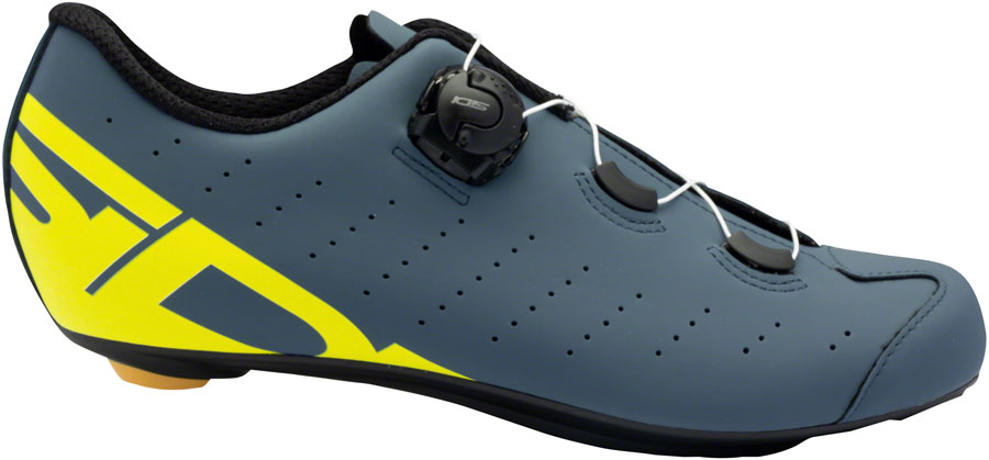 Sidi Fast 2 Road Shoes - Mens Blue/Yellow 38 - The Bike Hub