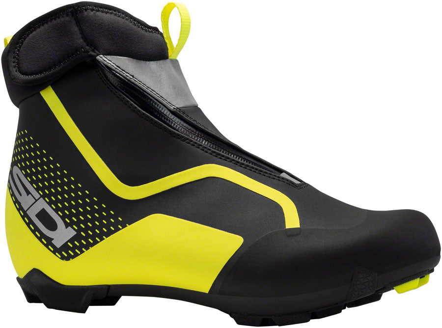 Sidi Algor Primaloft Cycling Boots - BLK/YLW Fluorescent Size 44  Millenium Fit