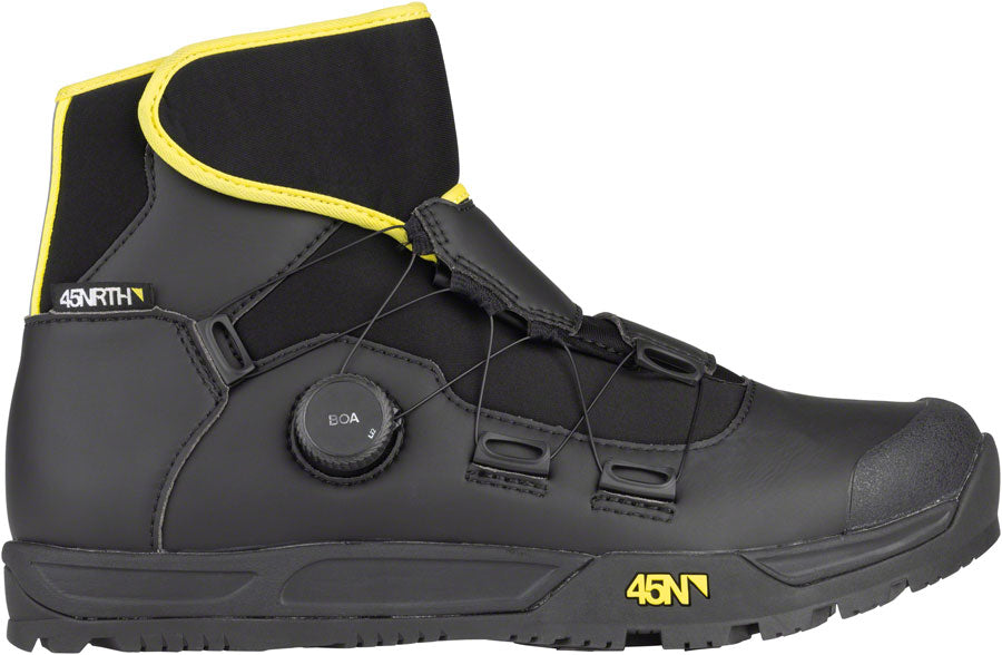 45NRTH Ragnarok BOA Cycling Boot - Black Size 46 - The Bike Hub