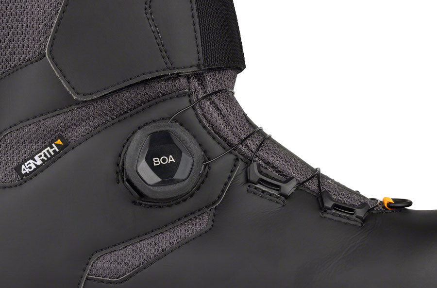 45NRTH Wolvhammer BOA Cycling Boot - Black Size 45 - The Bike Hub