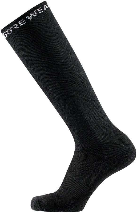 Gorewear Essential Thermo Long Socks - Black Mens 13-14.5 - The Bike Hub