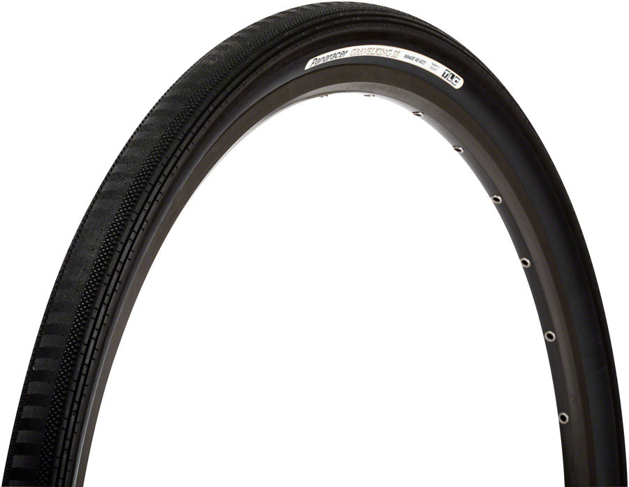 Panaracer GravelKing SS Tire - 700 x 43 Tubeless Folding Black - The Bike Hub
