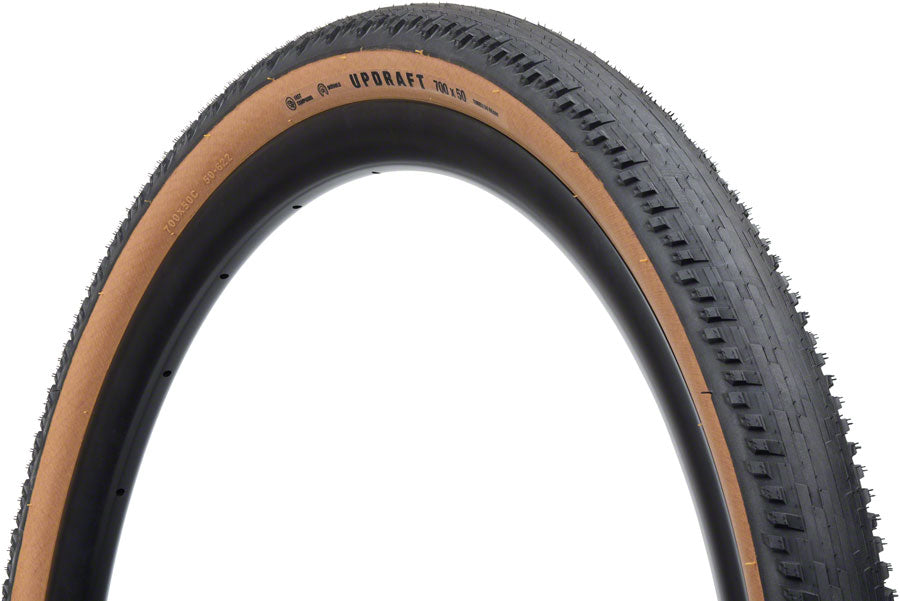 Teravail Updraft Tire - 700 x 50 Tubeless Folding Tan Durable Fast Compound