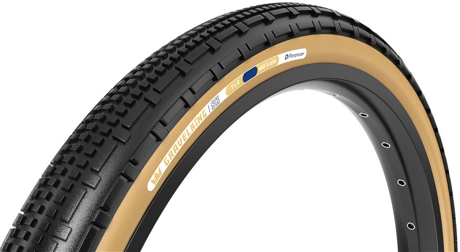 Panaracer GravelKing SK Tire - 700 x 45 Tubeless Folding Black/Brown - The Bike Hub