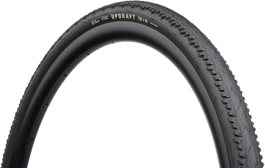 Teravail Updraft Tire - 700 x 35 Tubeless Folding BLK Light Supple Fast Compound
