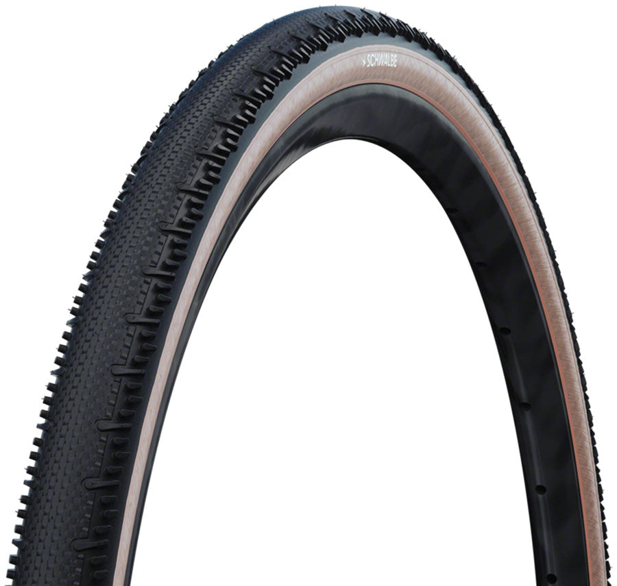 Schwalbe G-One RS Tire - 700 x 35 Tubeless Folding BLK/Transparent Evolution Line Pro Addix Race - The Bike Hub