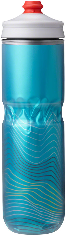 Hydrapak Polar Surge Ascent Insulated Water Bottle - 24oz Blue - The Bike Hub
