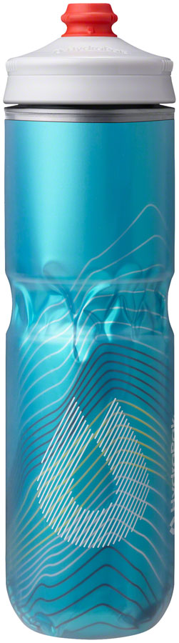 Hydrapak Polar Surge Ascent Insulated Water Bottle - 24oz Blue - The Bike Hub