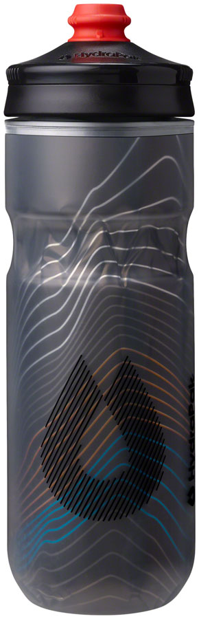 Hydrapak Polar Sport Pulse Insulated Water Bottle - 20oz Black - The Bike Hub