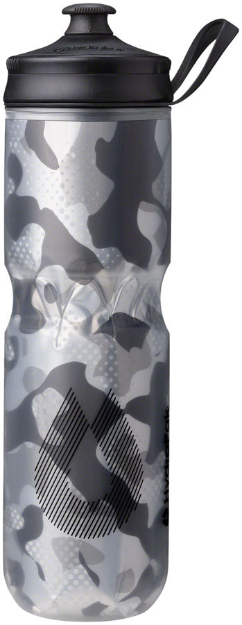 Hydrapak Polar Sport Contender Insulated Water Bottle - 24oz Black - The Bike Hub
