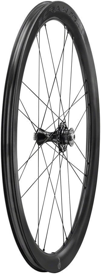 Campagnolo Bora WTO 45 C23 Front Wheel - 700c QR x 100mm Center-Lock 2-Way Fit Carbon - The Bike Hub