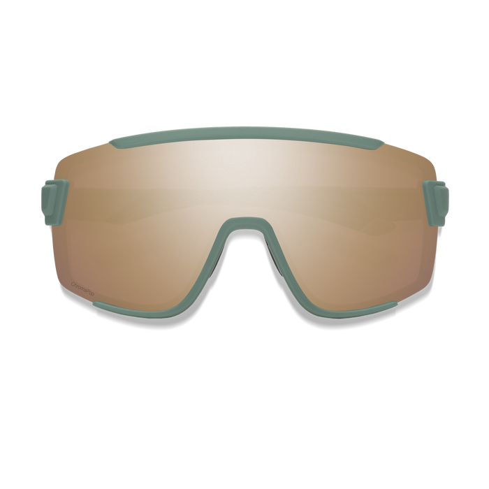 Smith Optics Sunglasses - Wildcat - Matte Alpine Green + ChromaPop Rose Gold Mirror Lens