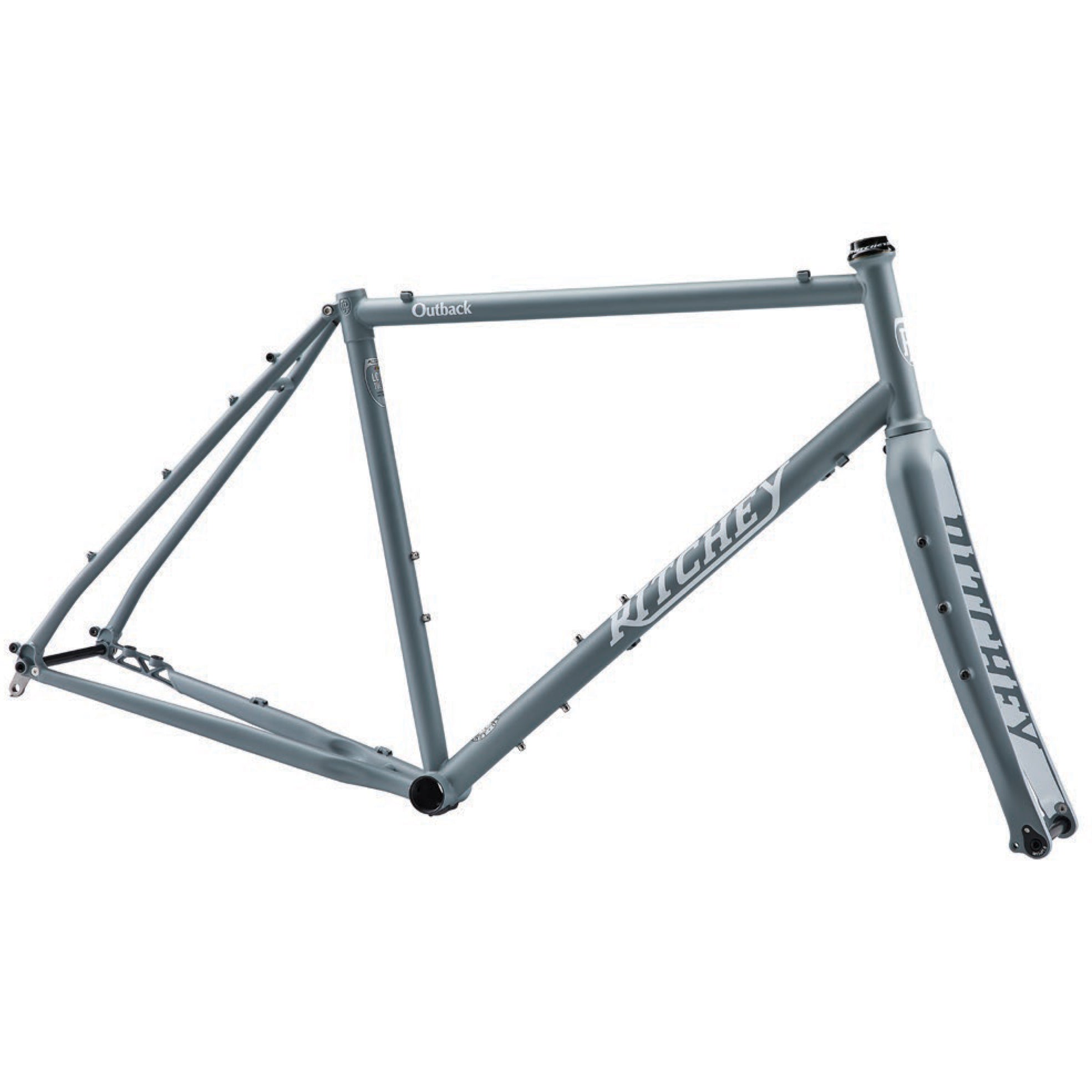 Ritchey Outback Frameset - 700c/650b Steel Granite and Snow X-Large - The Bike Hub
