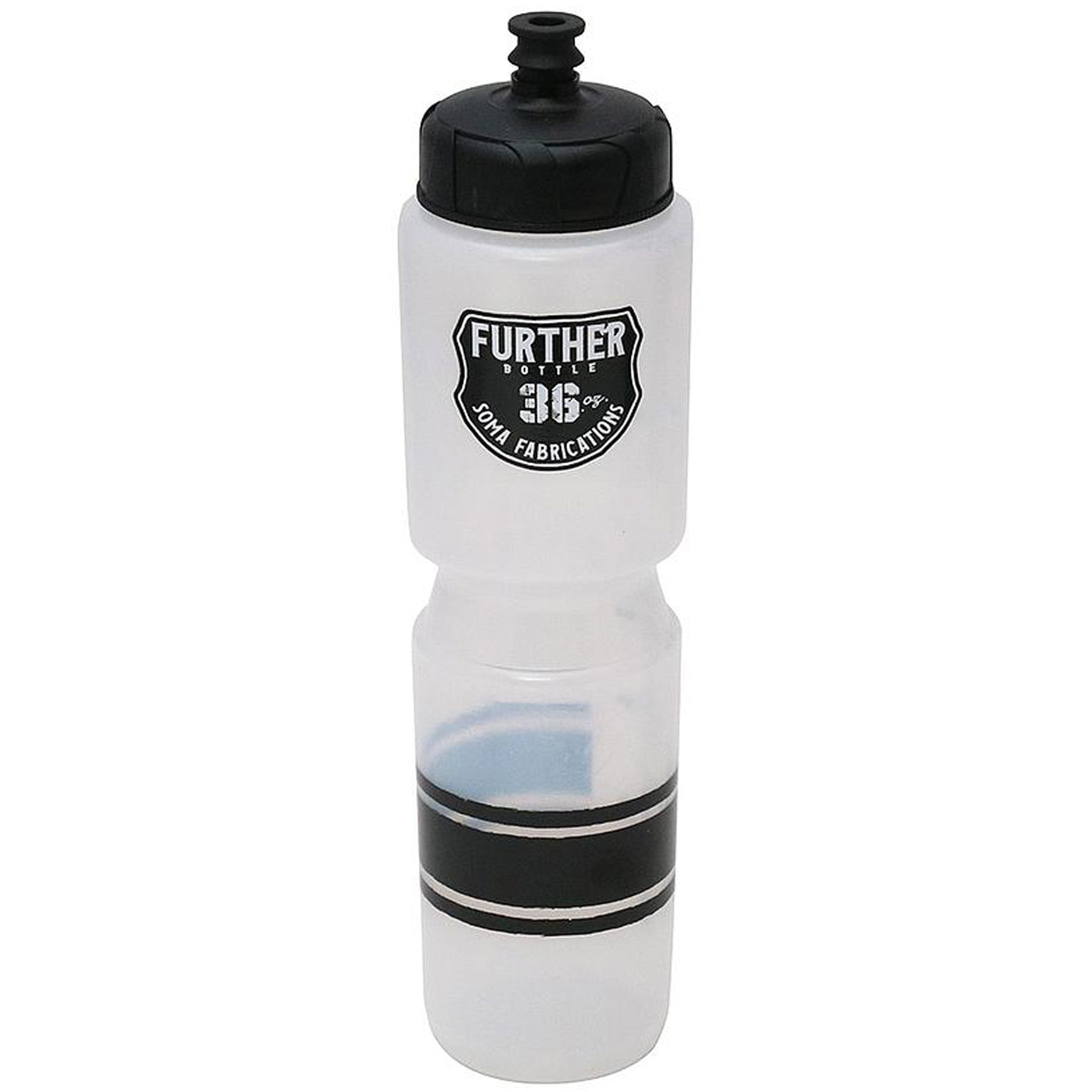 Soma Further Soft Bite Water Bottle Clear/Black - 36oz