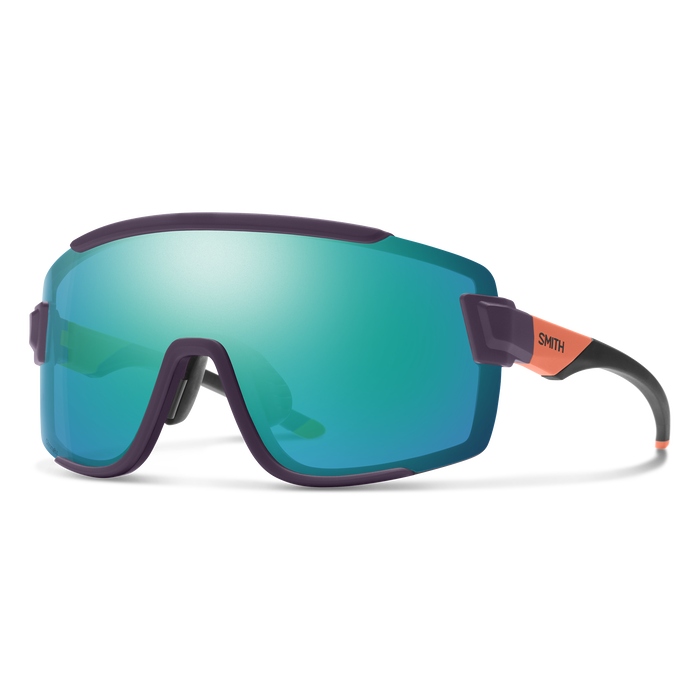 Smith Optics Sunglasses - Wildcat - Matte Purple / Cinder / Hi Viz + ChromaPop Opal Mirror Lens